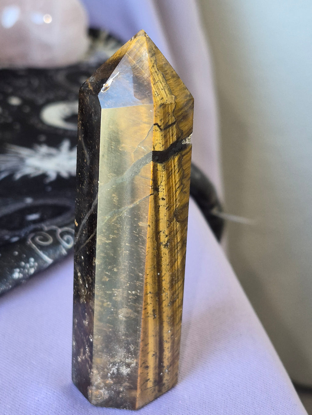 Tigers Eye Crystal Tower