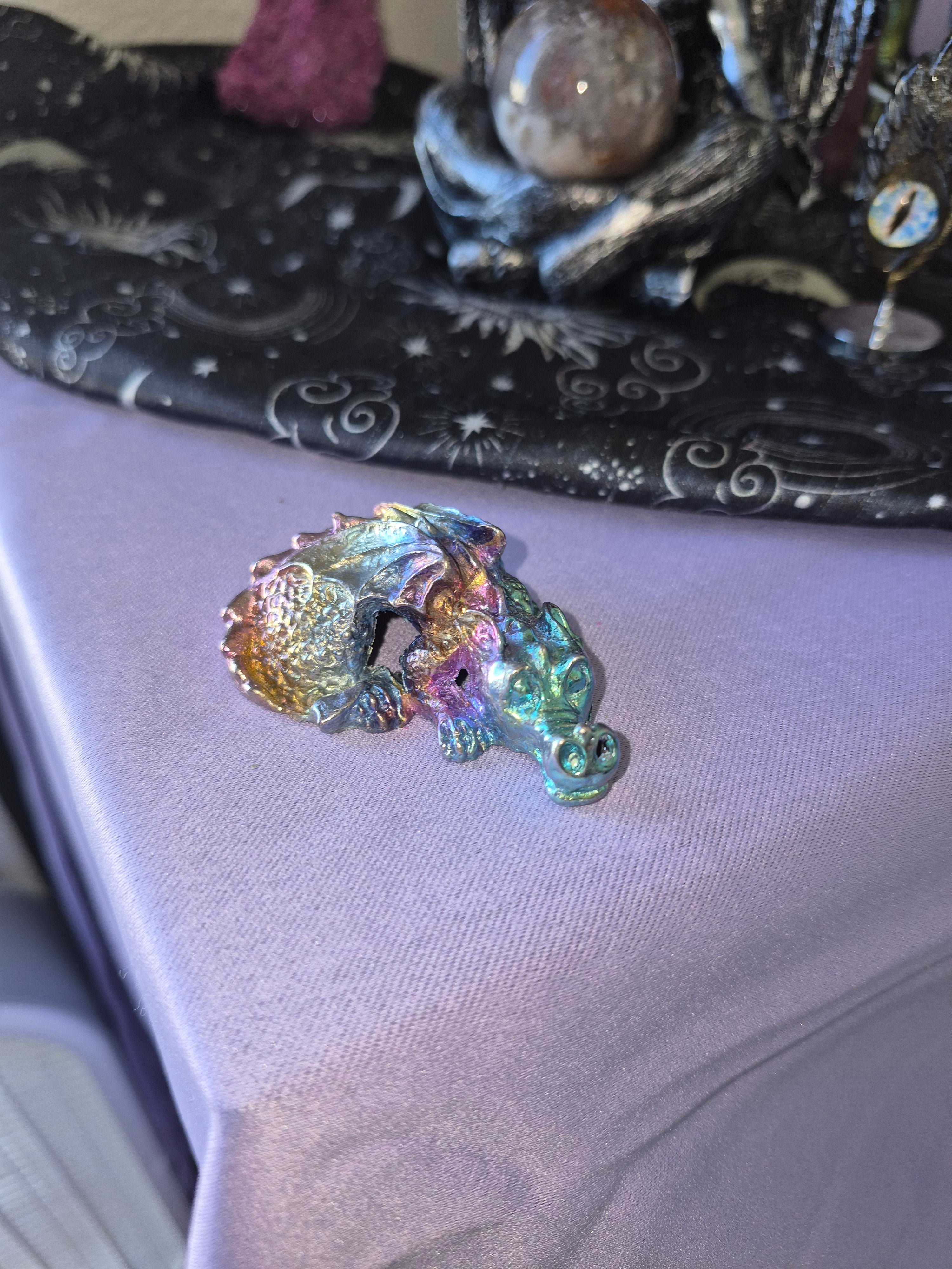 Bismuth Carved Dragon