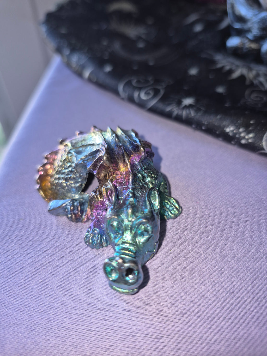 Bismuth Carved Dragon