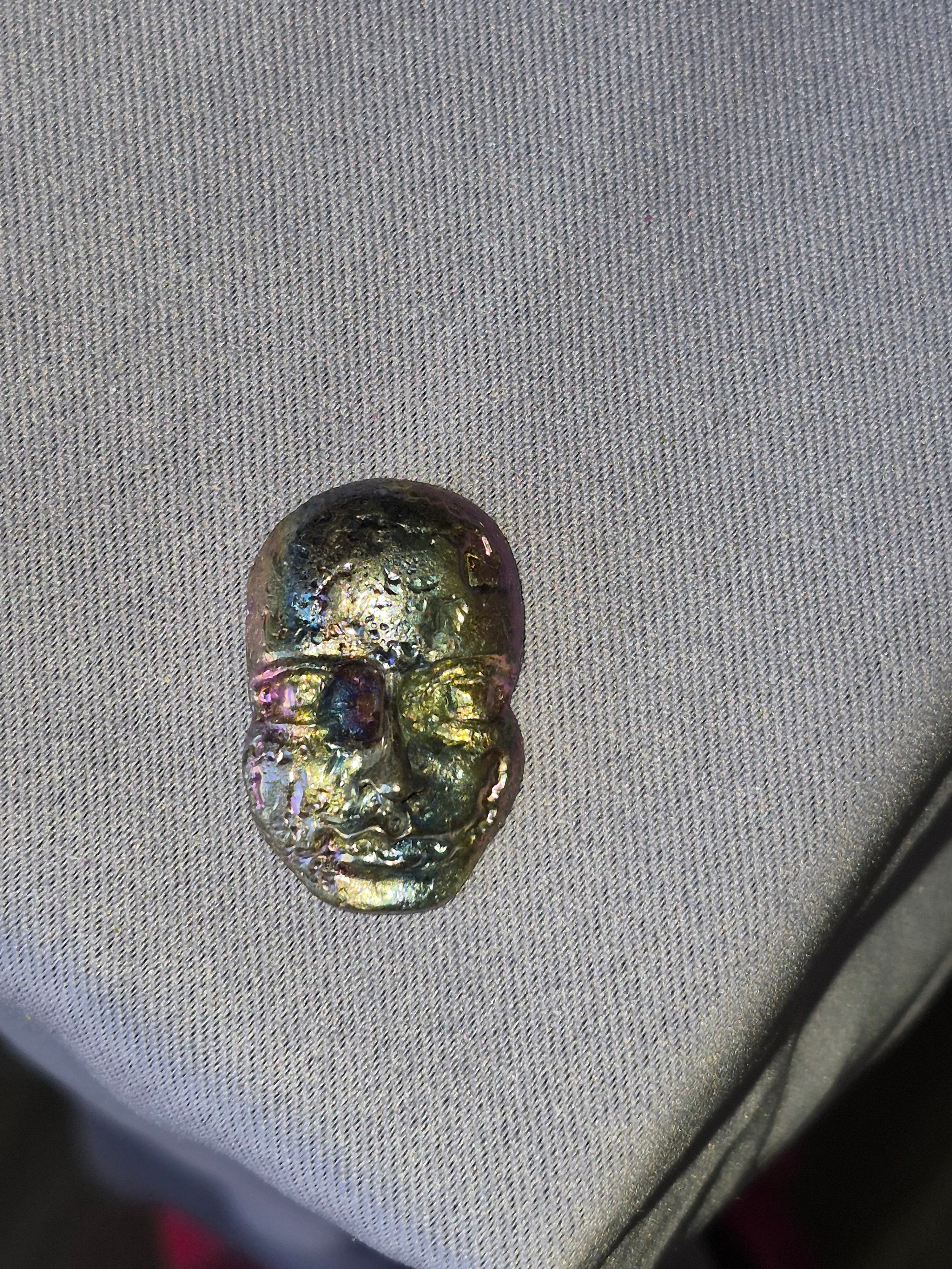 Bismuth Carved Face-mini