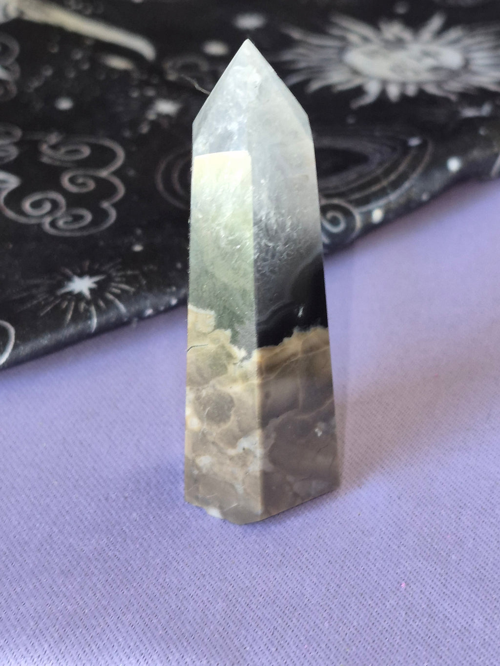 Black Lace Quartz Tower