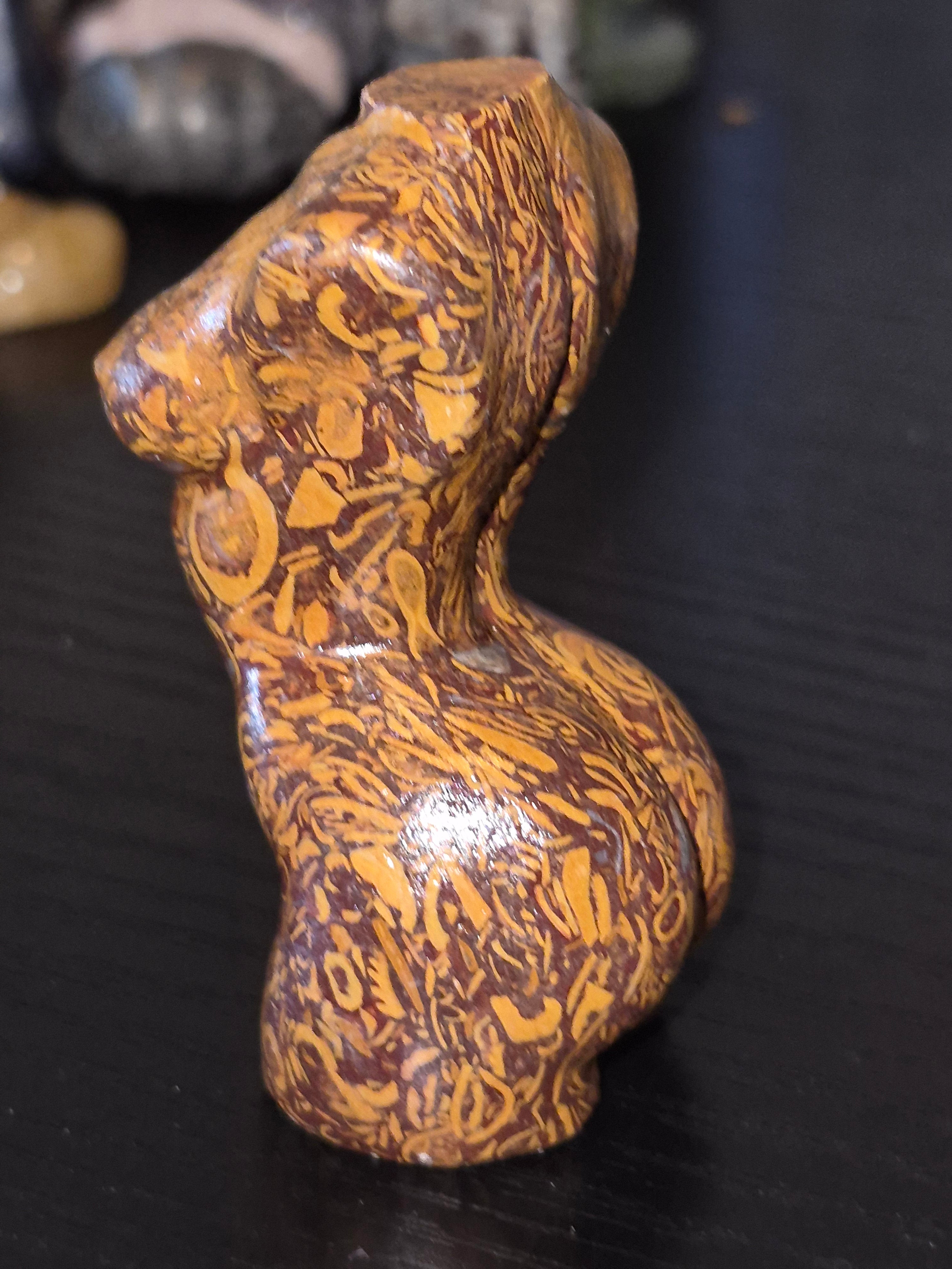 Jasper Carved Lady Torso