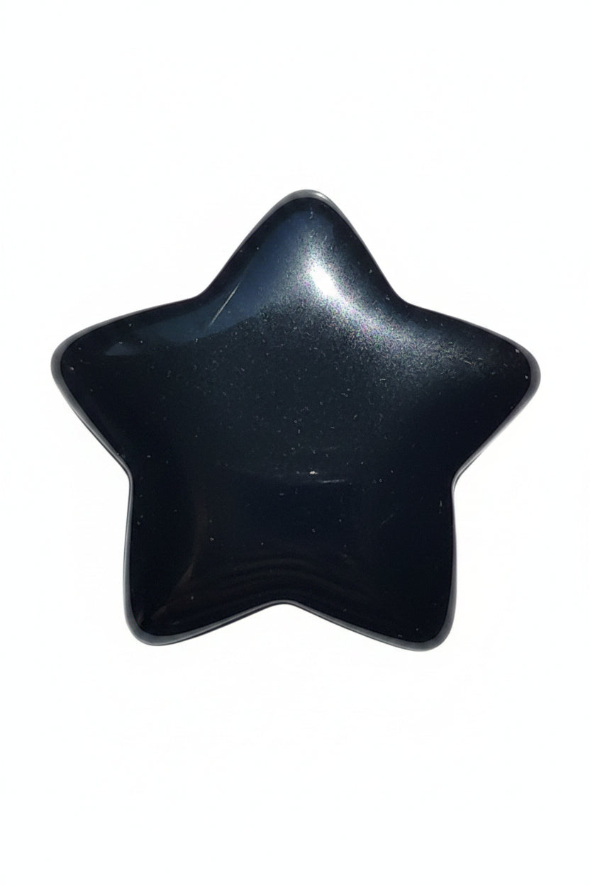 Black Obsidian Crystal Star