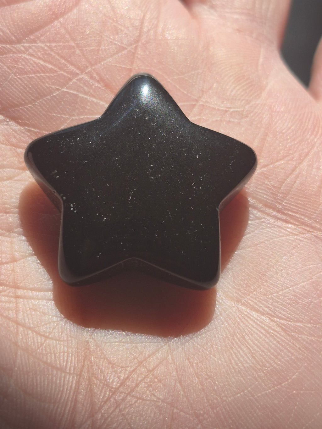 Black Obsidian Crystal Star