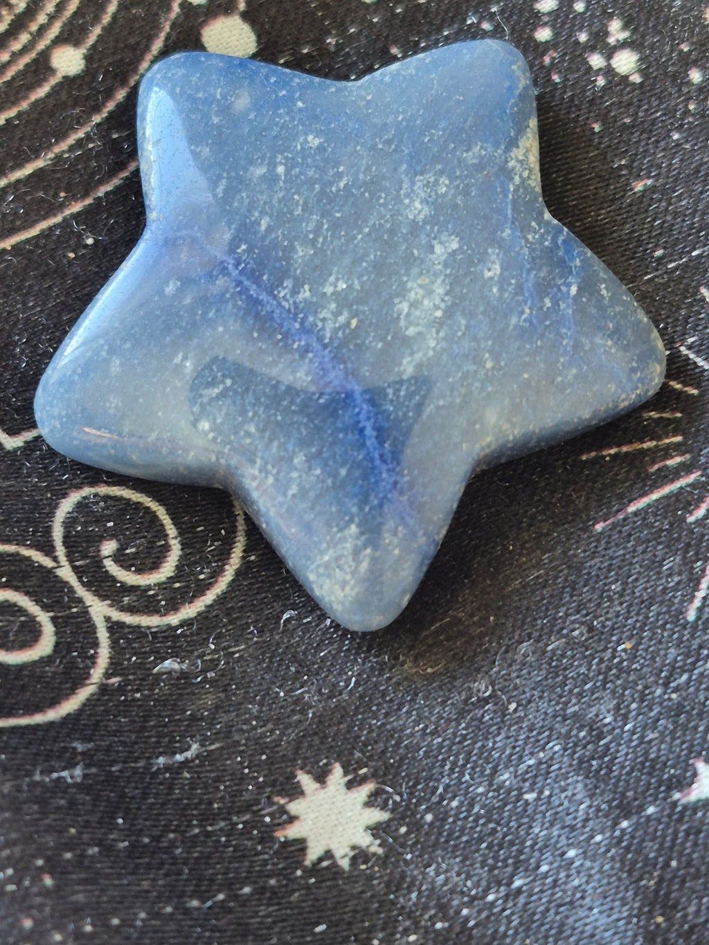Blue Aventurine Crystal Star