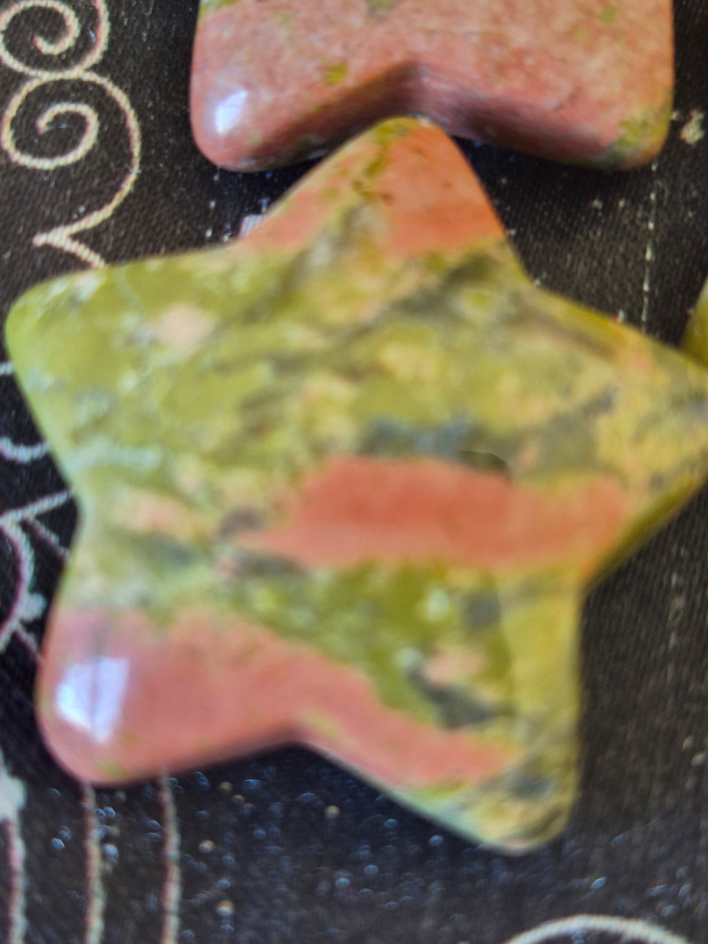 Unakite Jasper Crystal Star