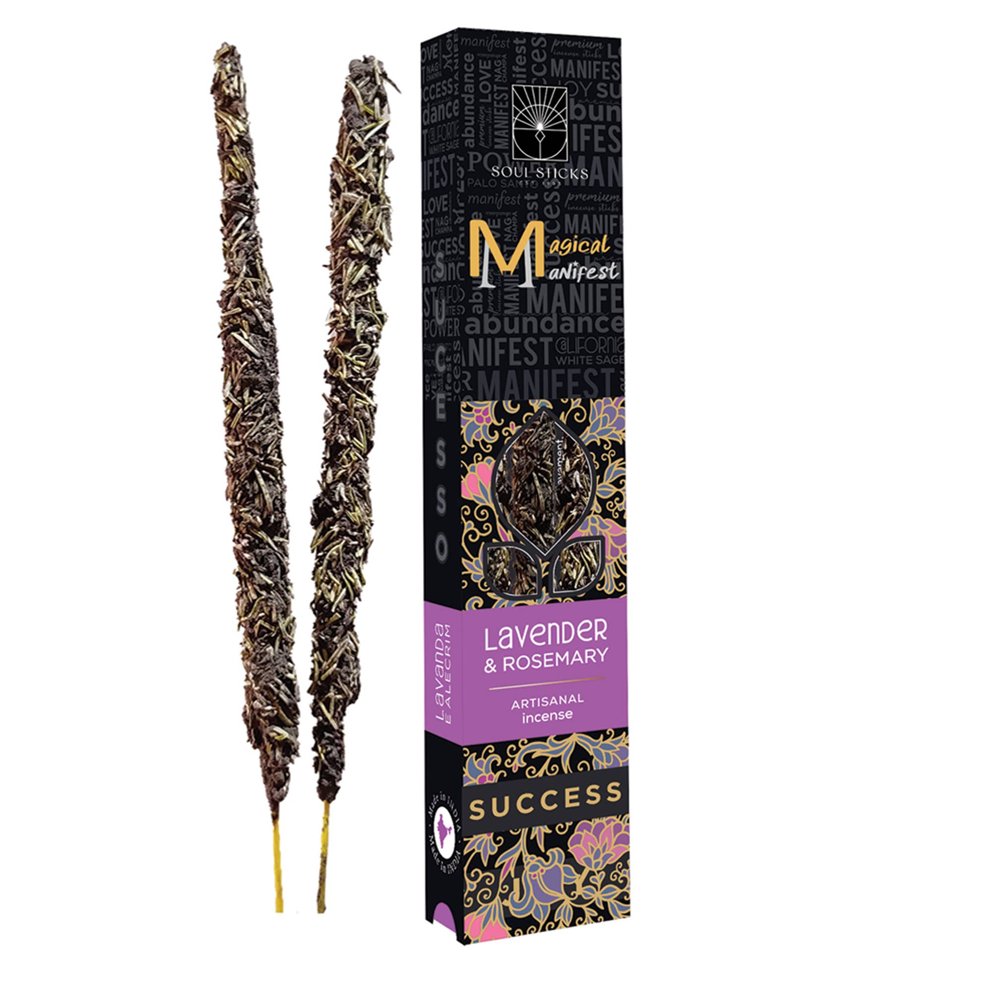 Incense Sticks, Success Lavender & Rosemary Magical Manifest