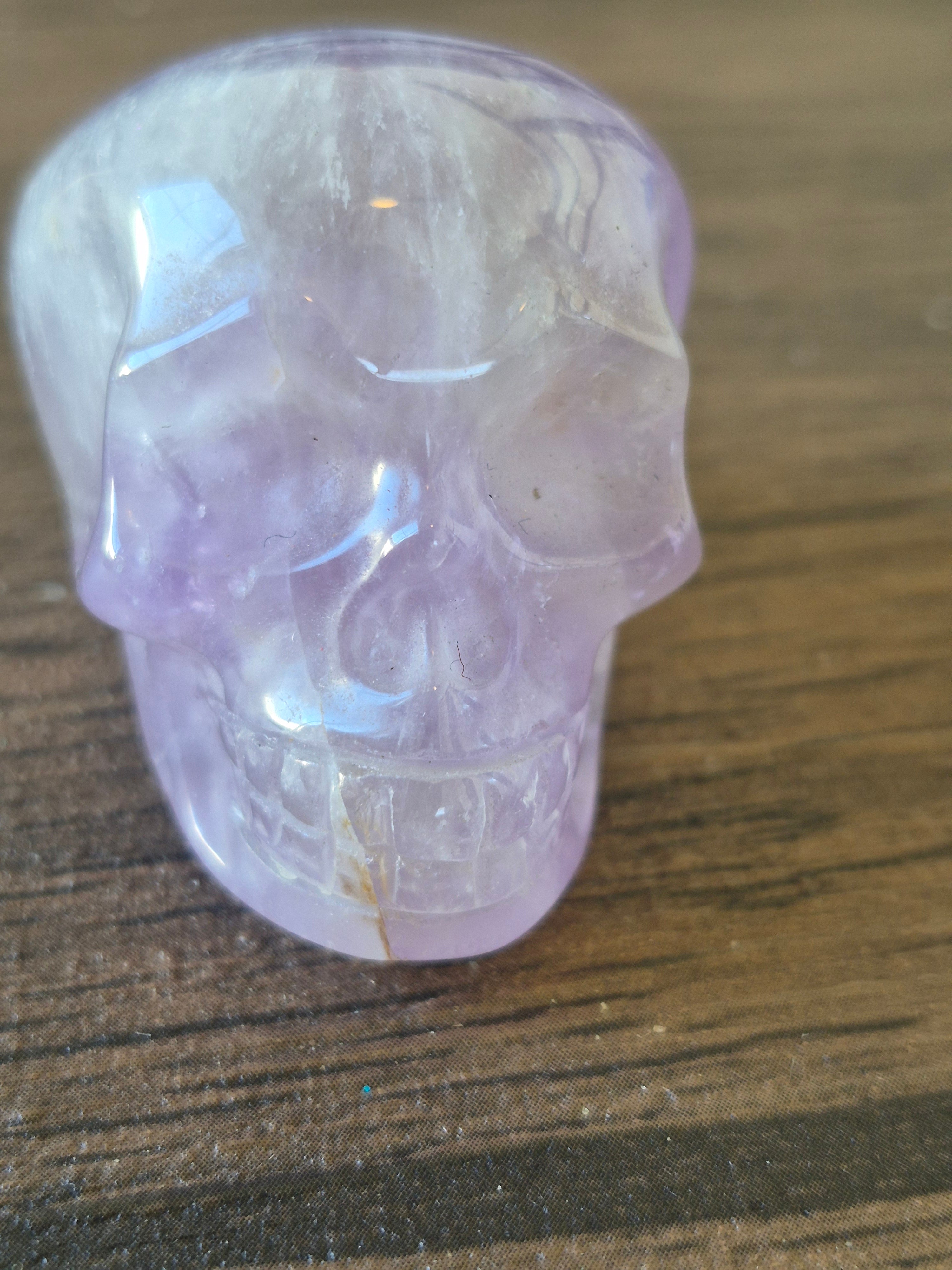 Amethyst Crystal Skull