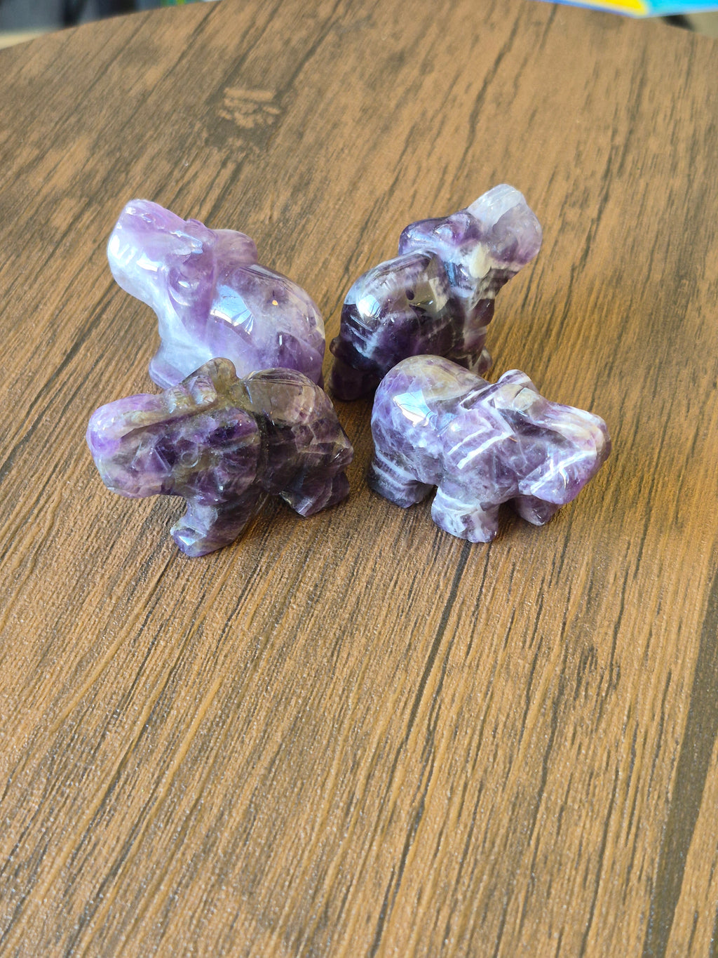 Amethyst Crystal Elephant