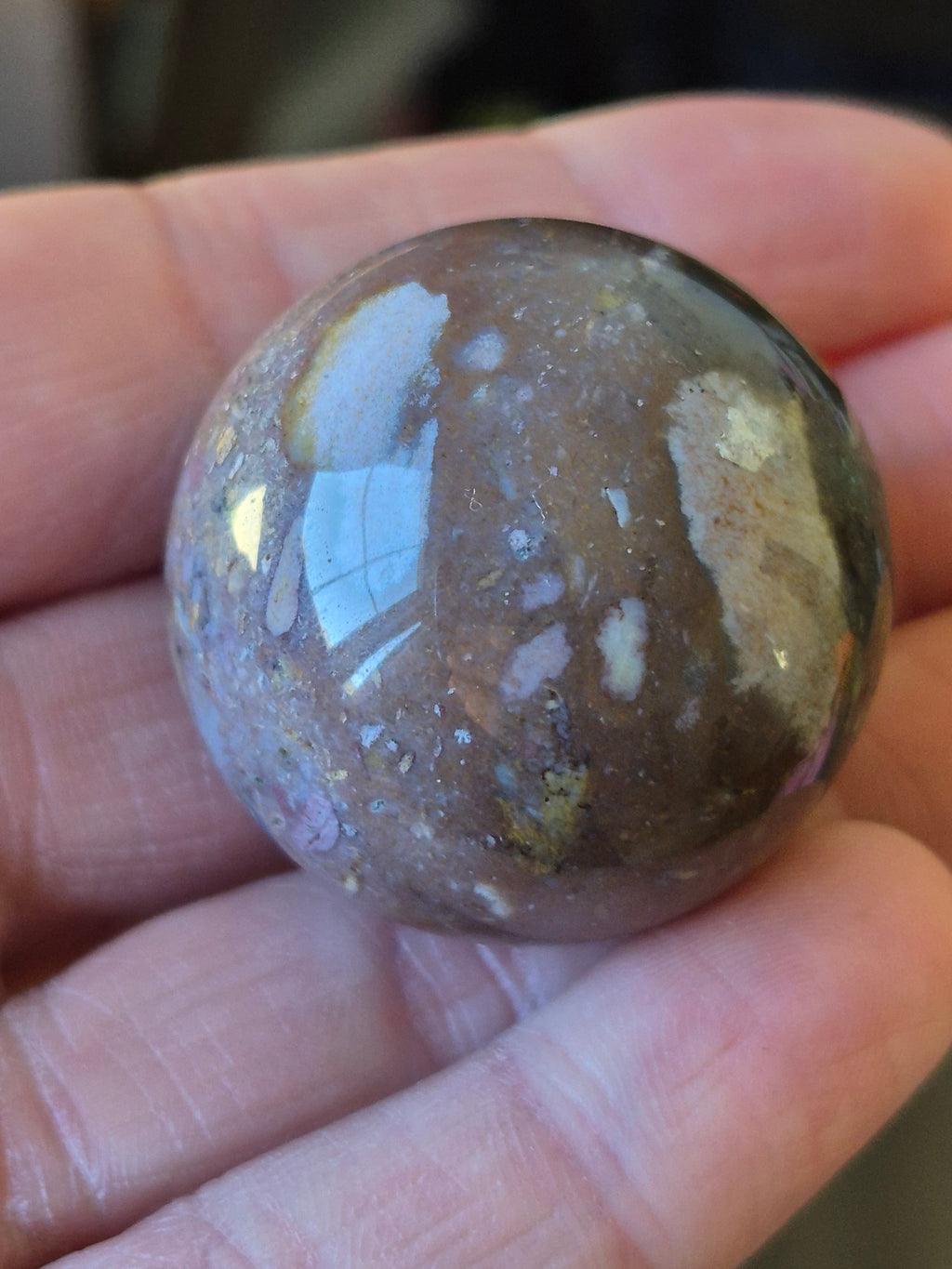 Ocean Jasper Crystal Sphere