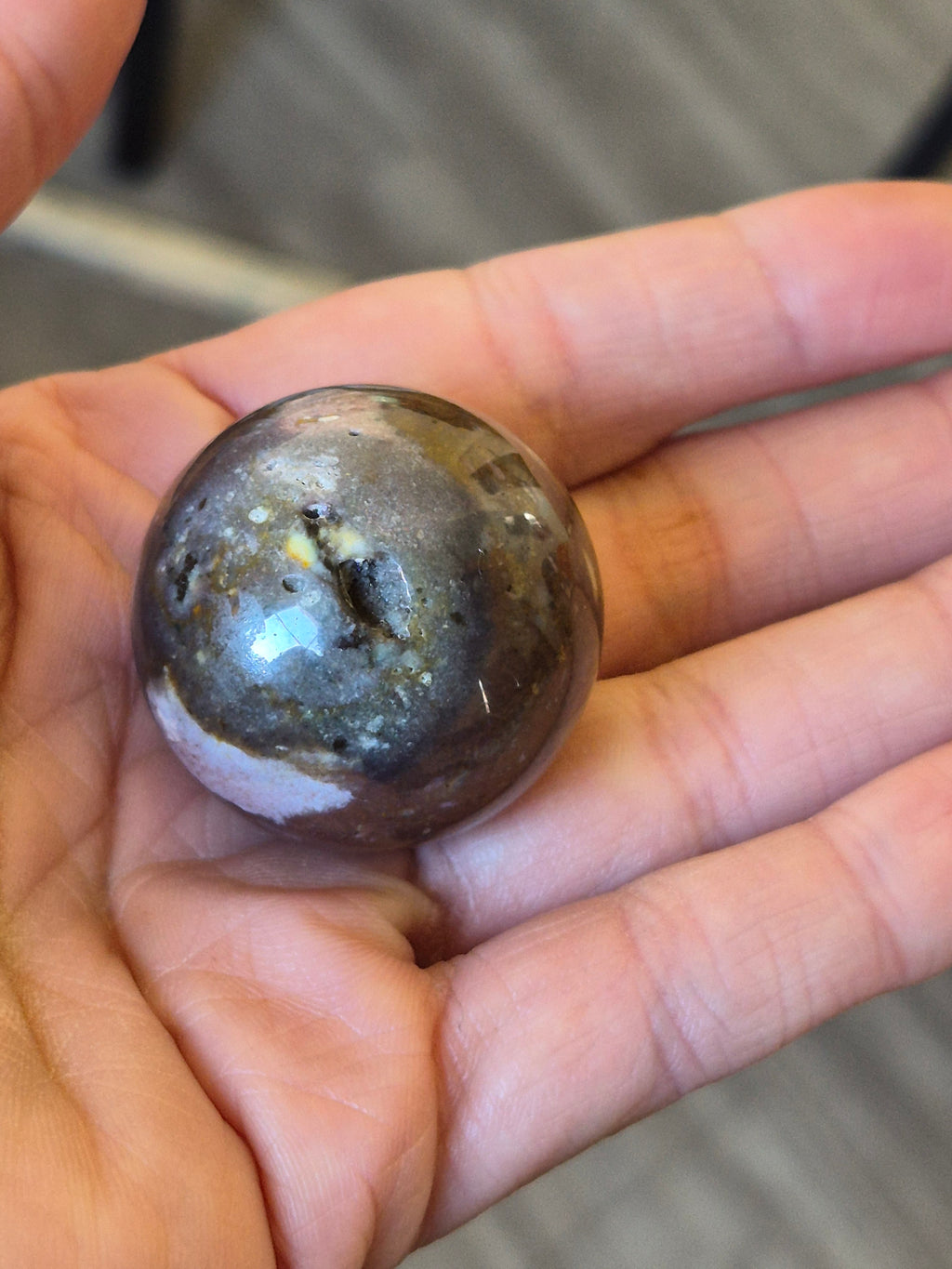 Ocean Jasper Crystal Sphere