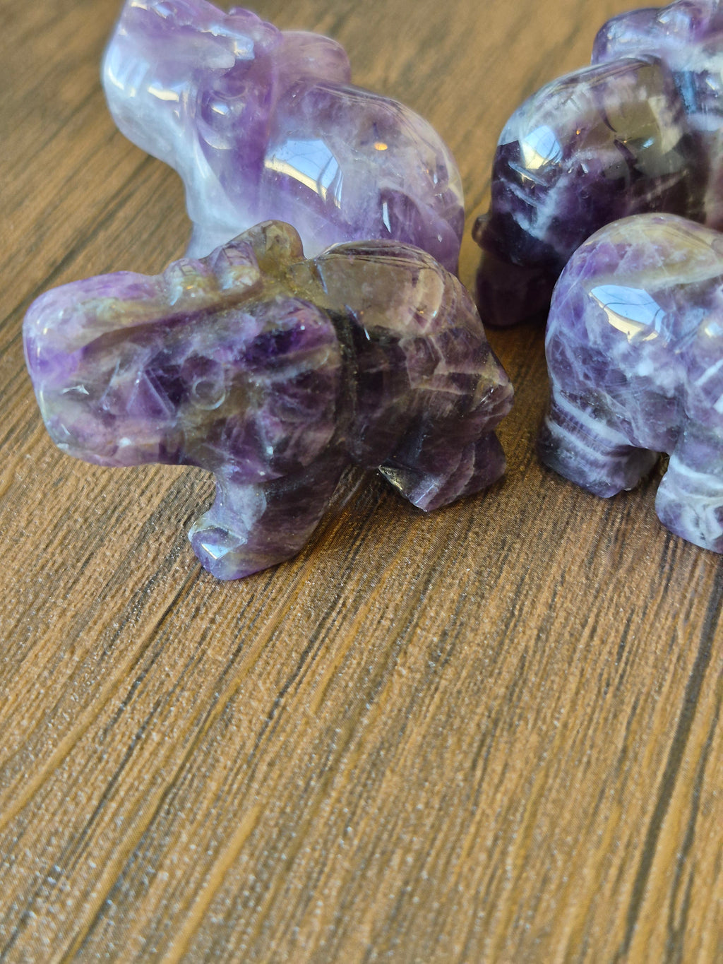Amethyst Crystal Elephant