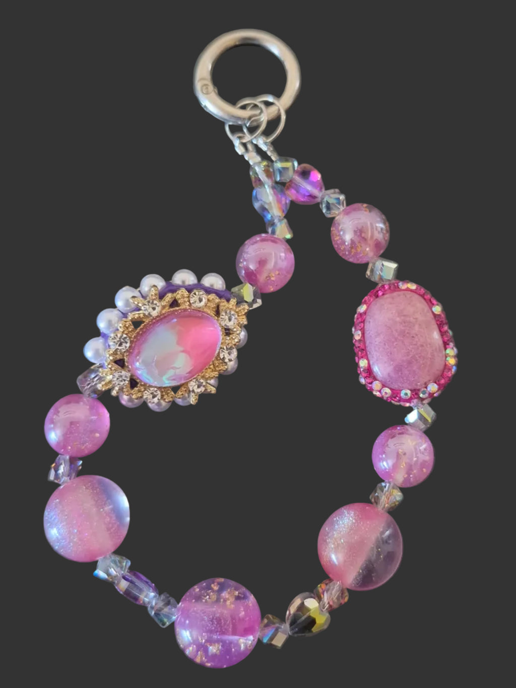 Small Nautical Pink Charm