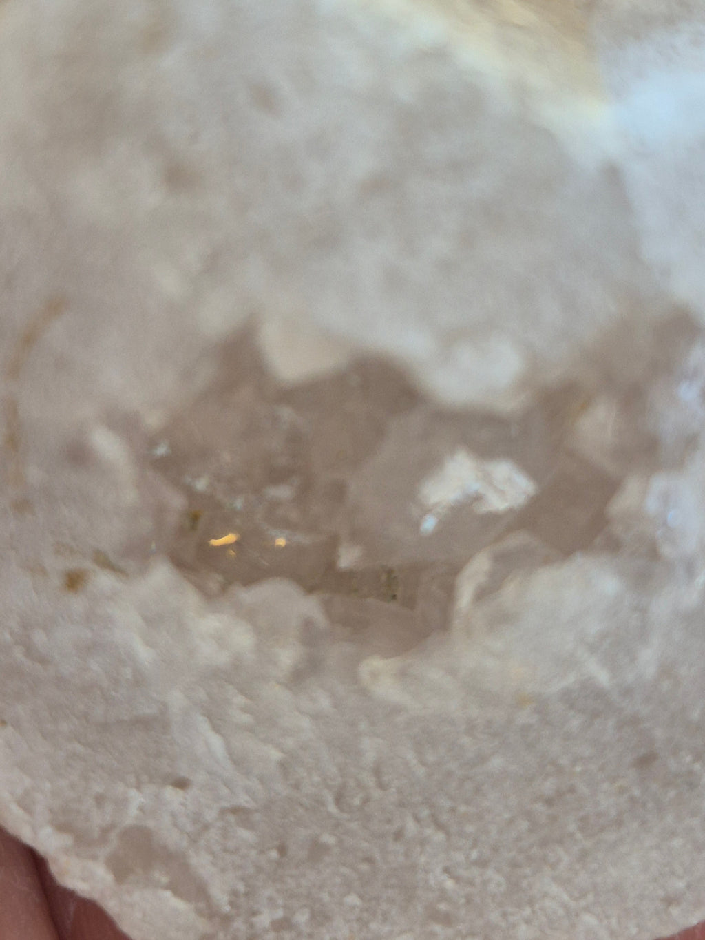 Small White Quartz Crystal Heart