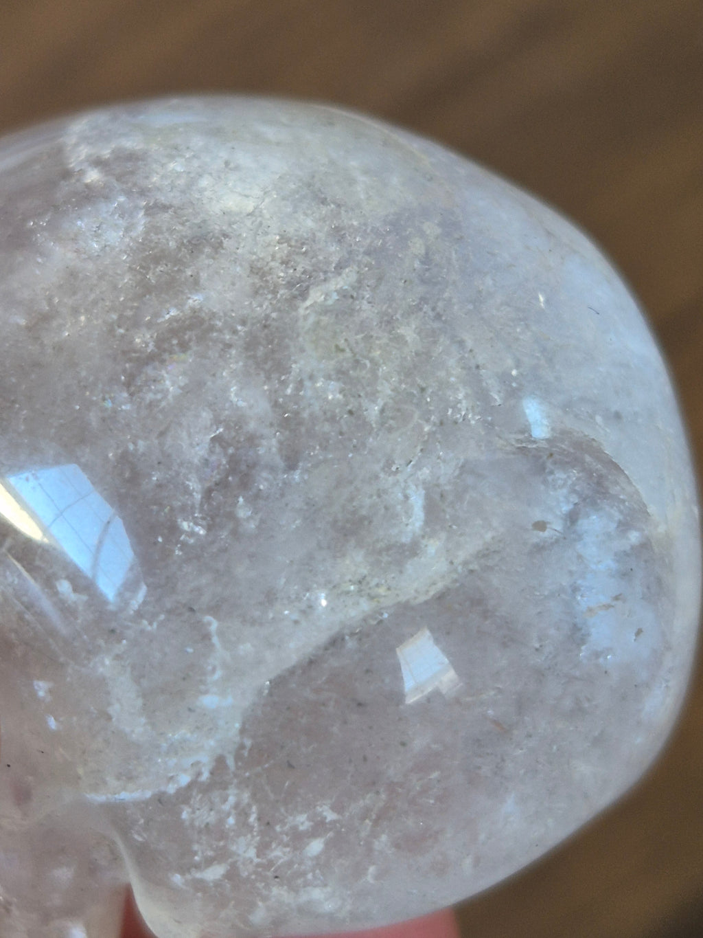 Clear Quartz Crystal Skull