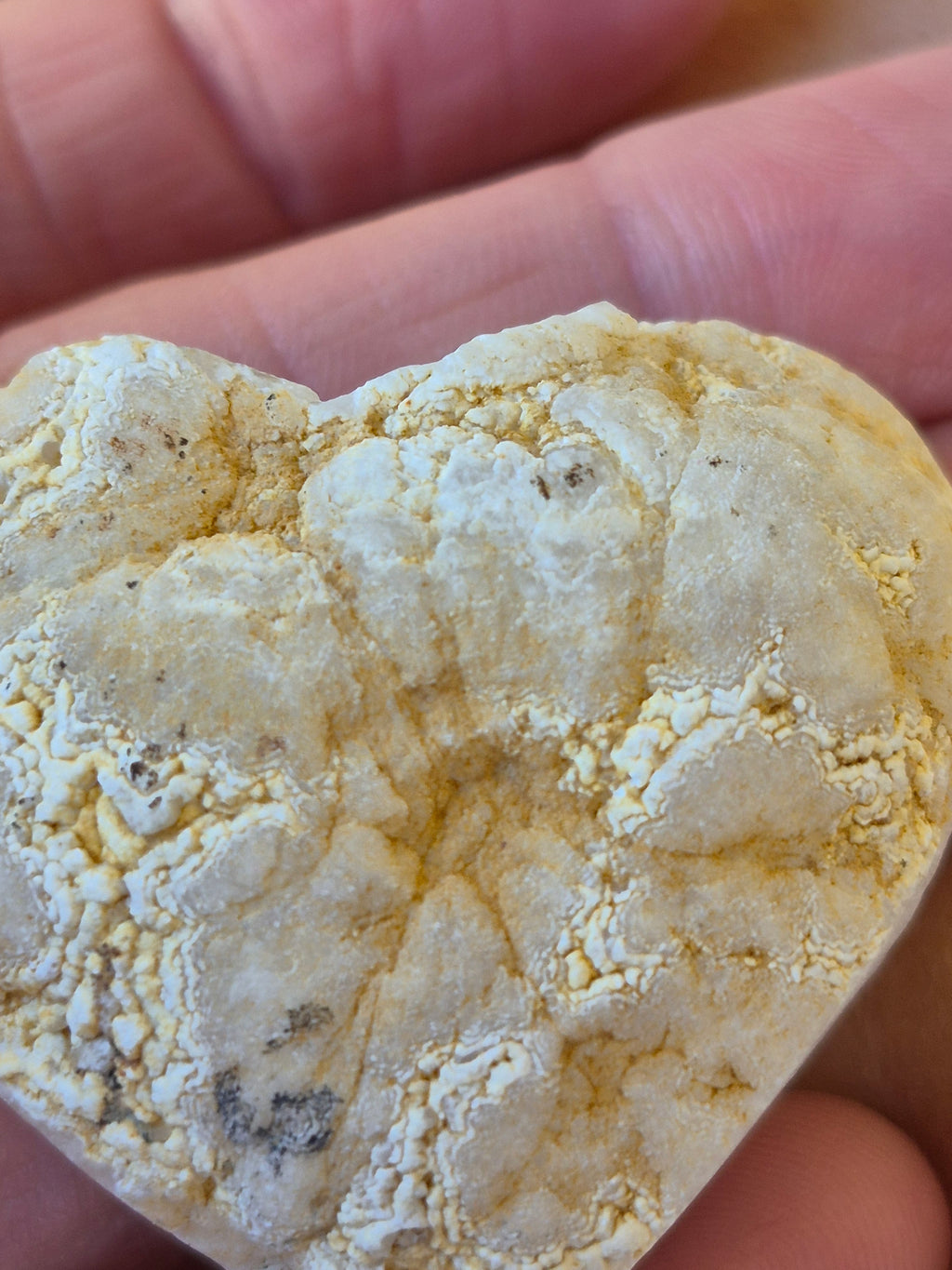 Small White Quartz Crystal Heart