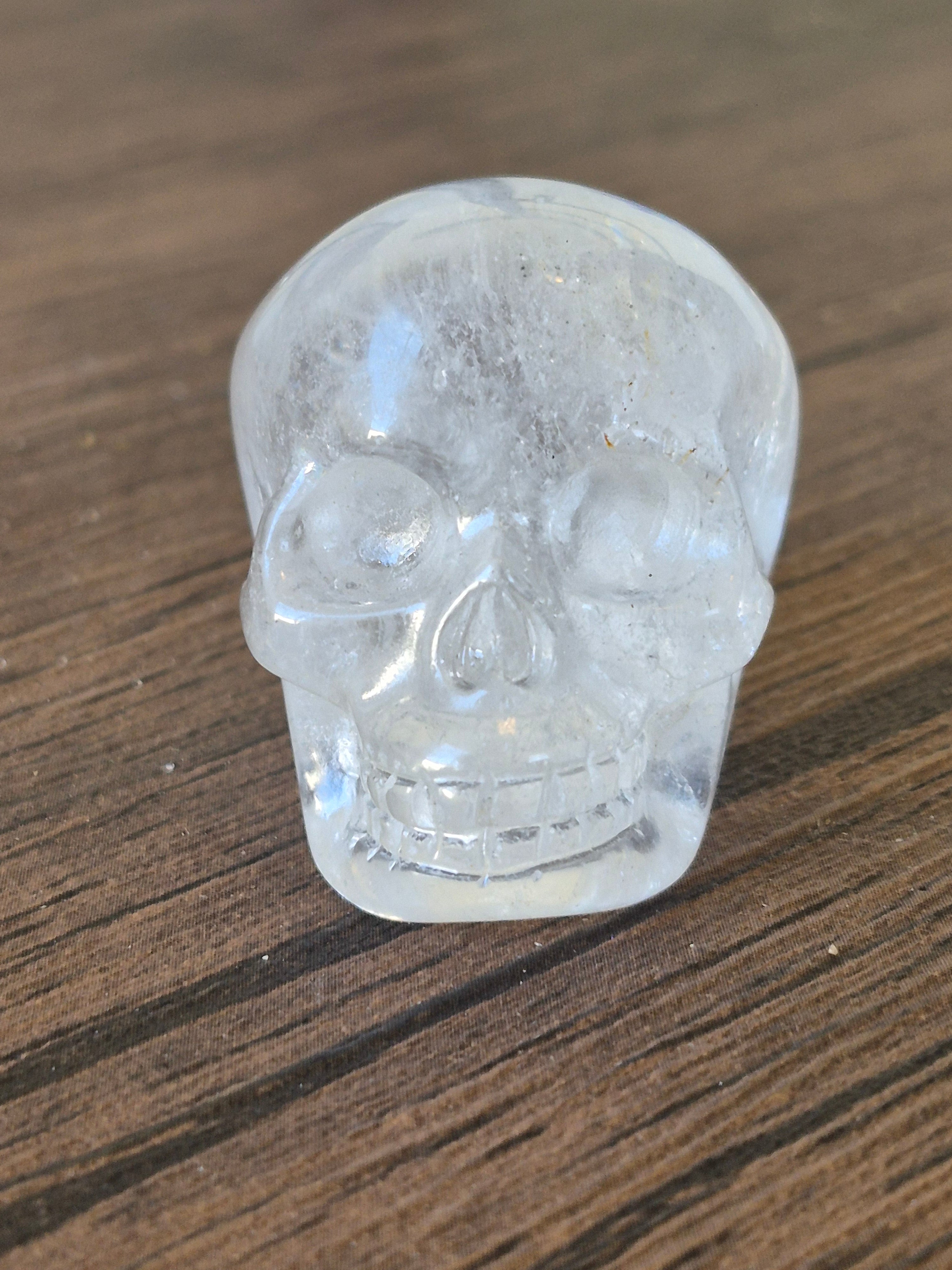 Clear Quartz Crystal Skull