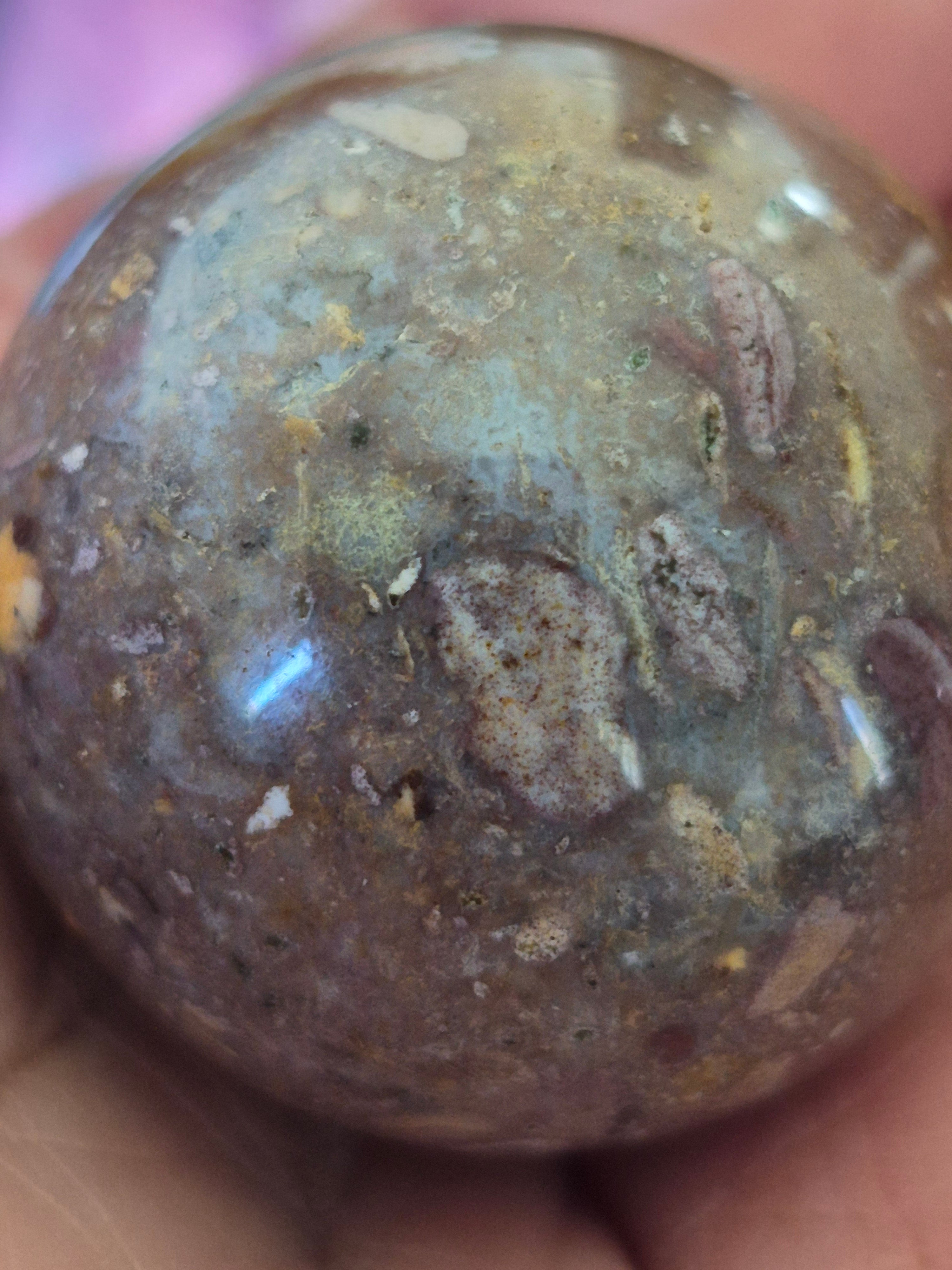 Ocean Jasper Crystal Sphere