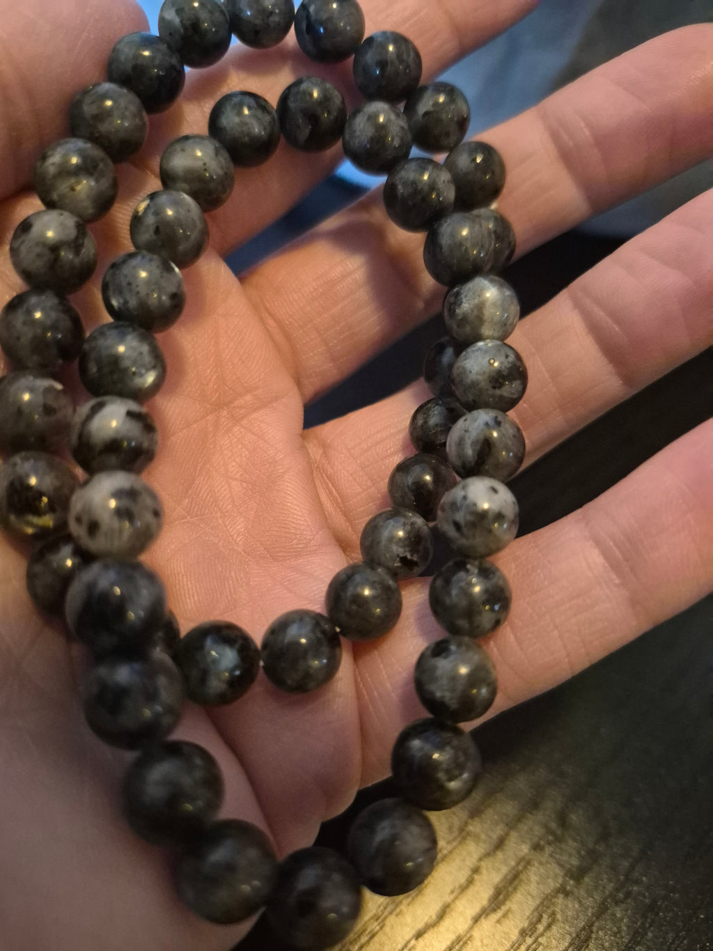 Black Labradorite Crystal Bracelet