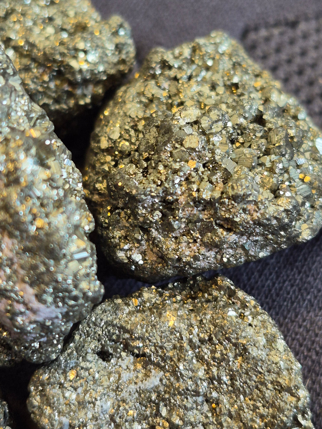 Raw Crystal -Small Pyrite Chunks