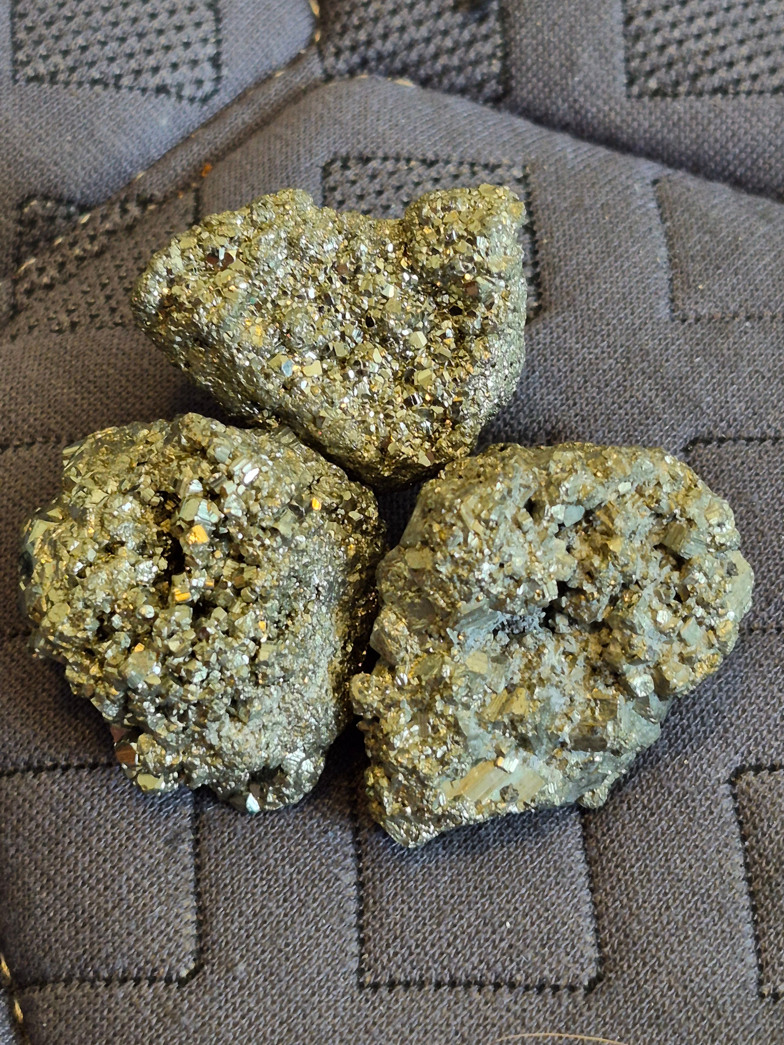 Raw Crystal -  Larger Pyrite Chunks