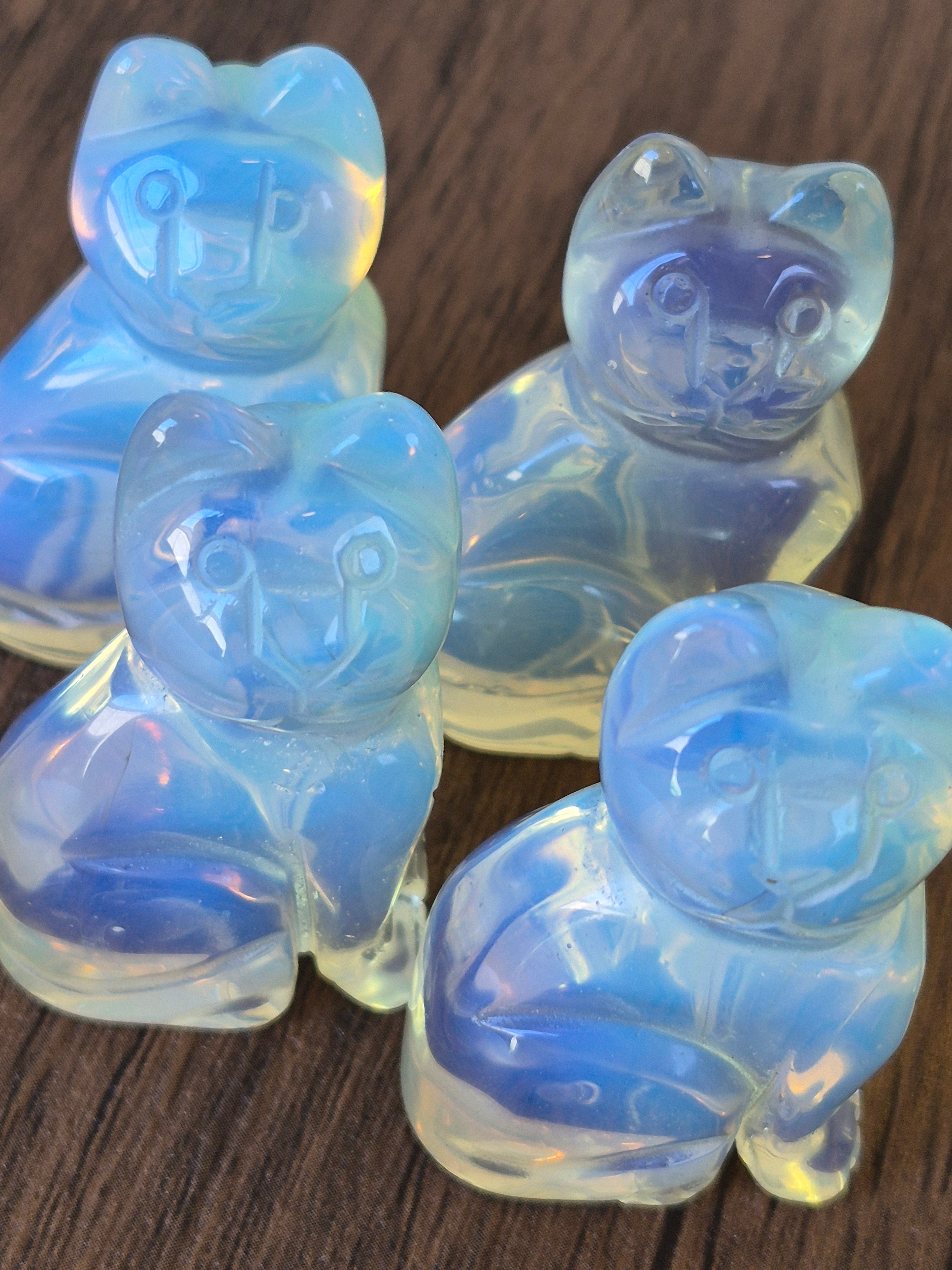 Opalite Crystal Cat
