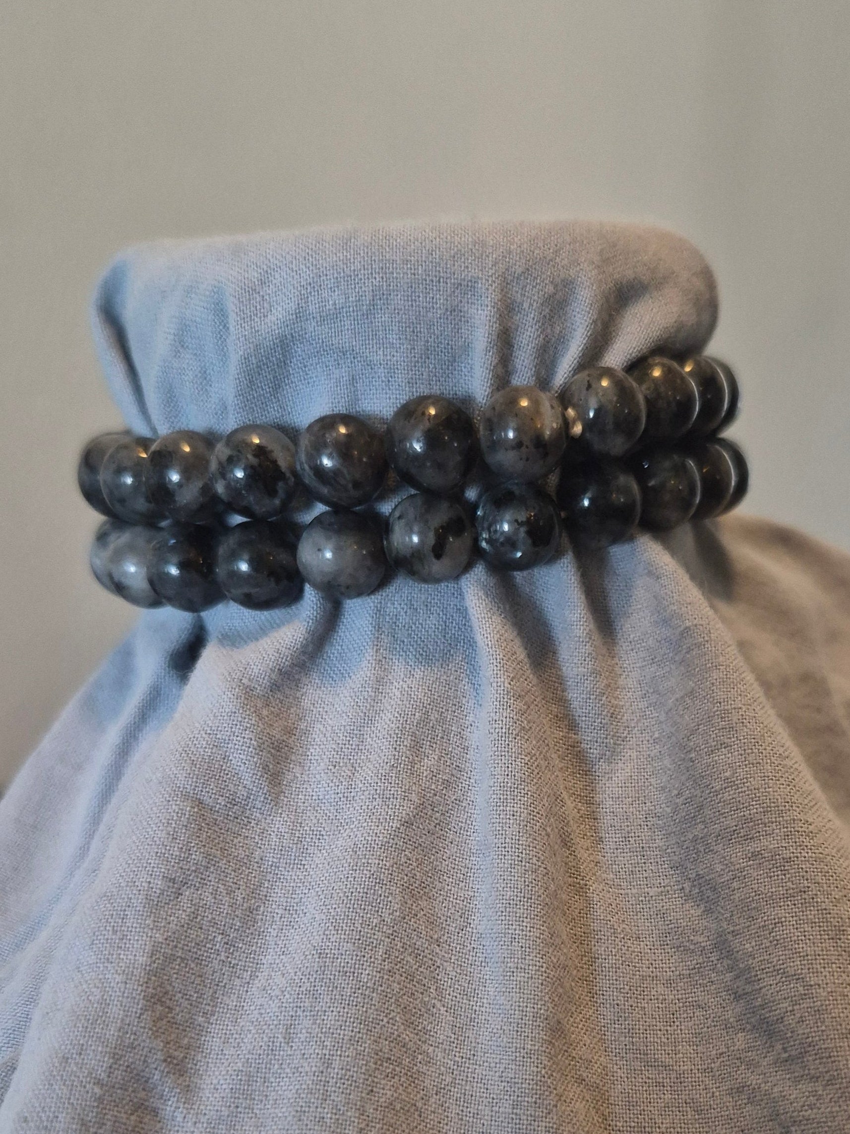 Black Labradorite Crystal Bracelet