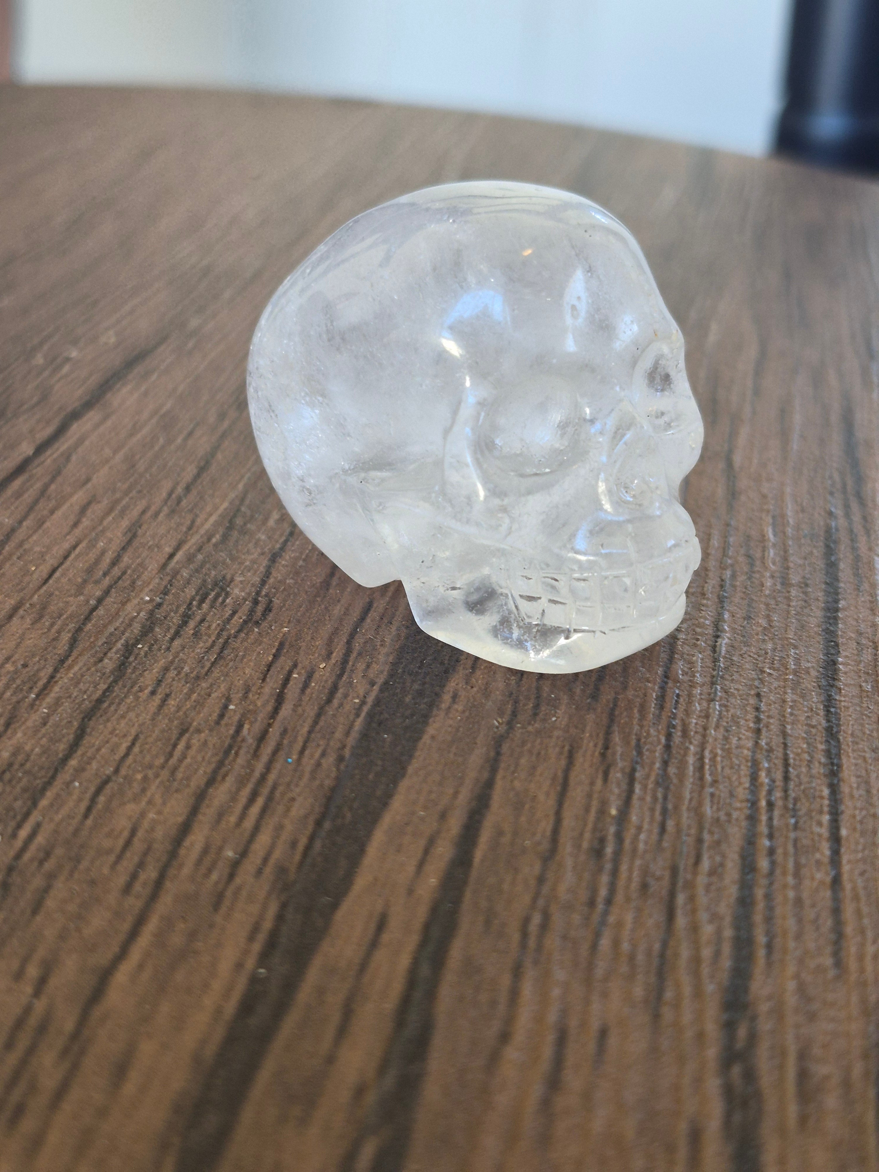 Clear Quartz Crystal Skull