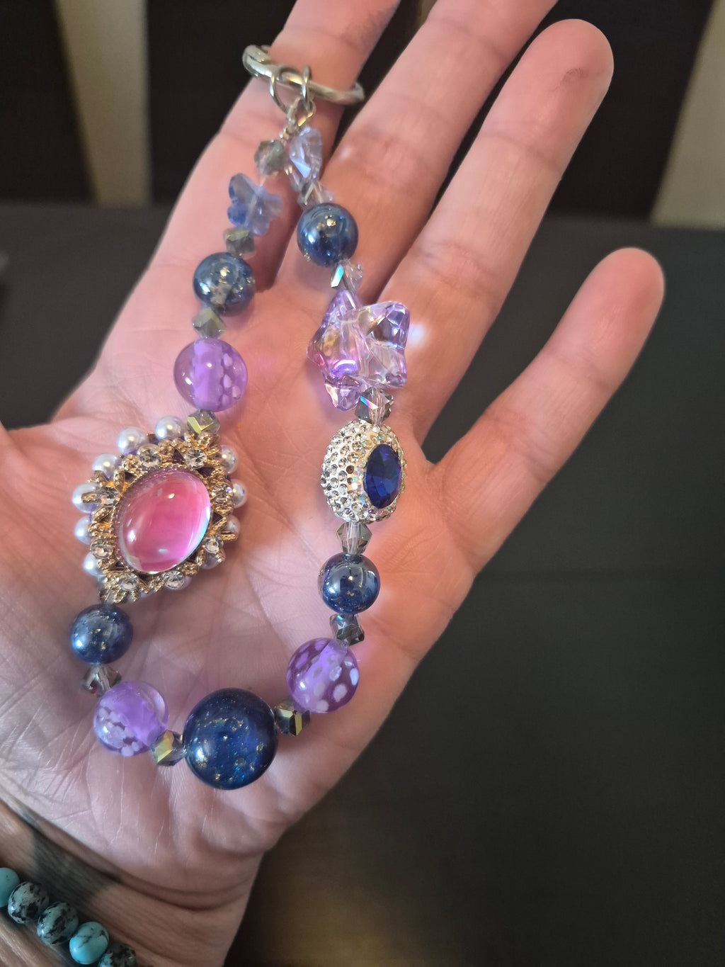 Small Nautical Purple Charm