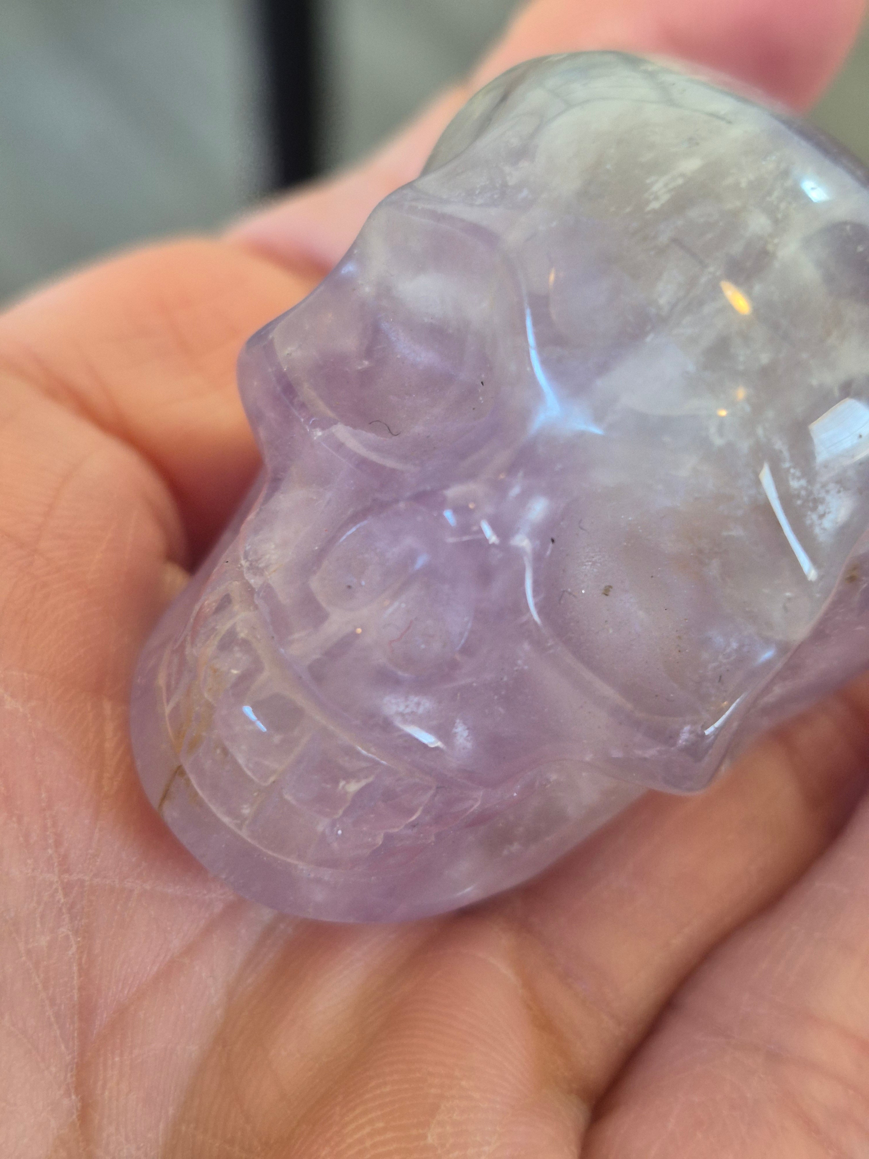 Amethyst Crystal Skull