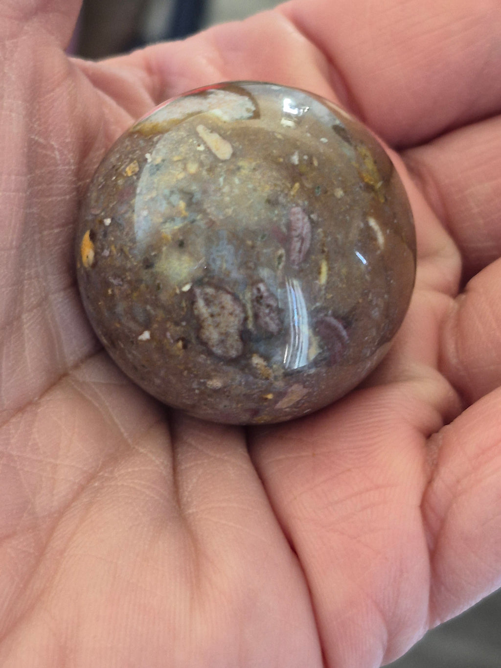 Ocean Jasper Crystal Sphere